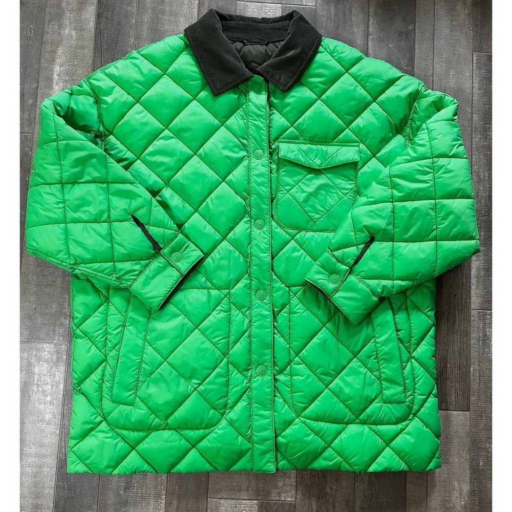 Calvin Klein Womens Reversible Diamond Quilted Jacket L